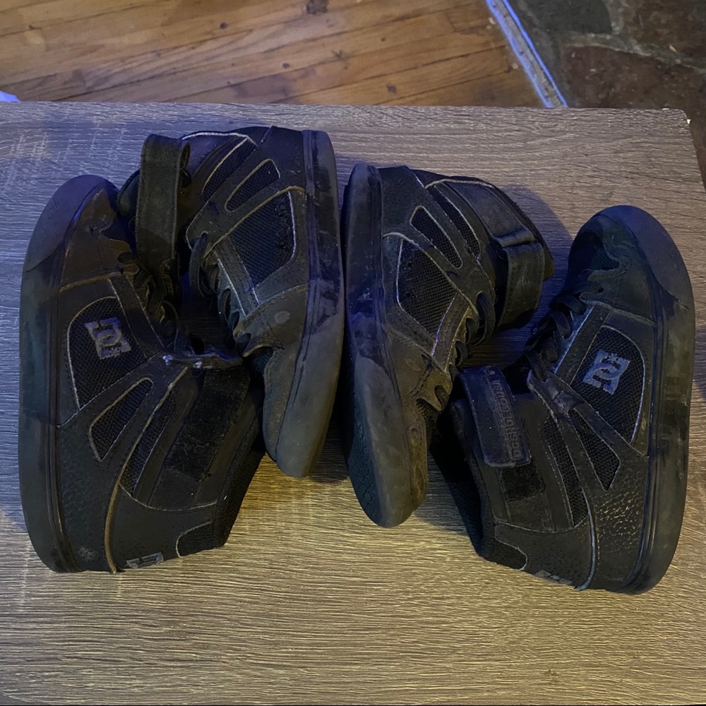 2 pair DC Kids' Pure High-top EV Skate Shoes